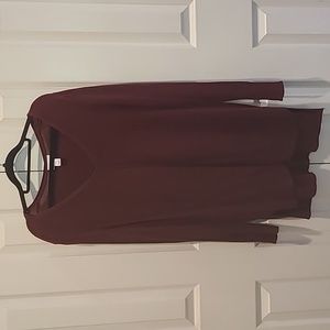 Old Navy: Burgundy Tunic Sweater